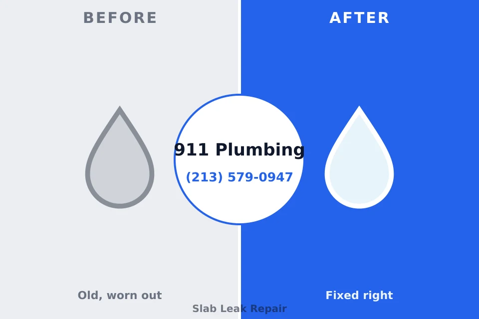 Before and after: plumbing company Edwardsville, PA